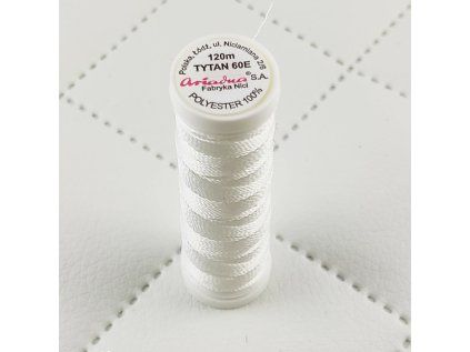 31220 1 sijacia nit titan 60e 120 m farba biela 2500 mala