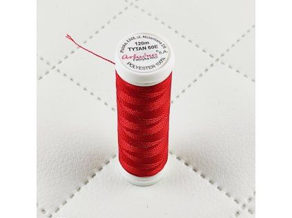 31226 1 sijacia nit titan 60e 120 m farba cervena 2522 mala