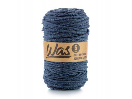 31541 1 bavlnena snura 5mm 100m denim 300