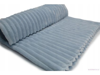 Dekoráční látka Mínky Proužky, barva Sv. Modrá