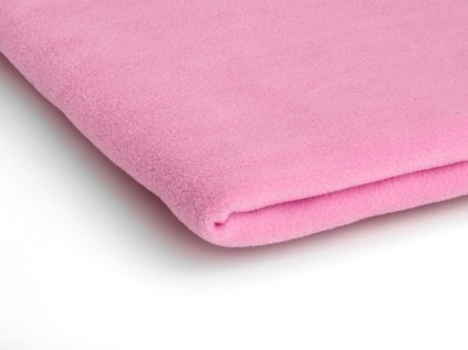 Látka Microfleece Růžový
