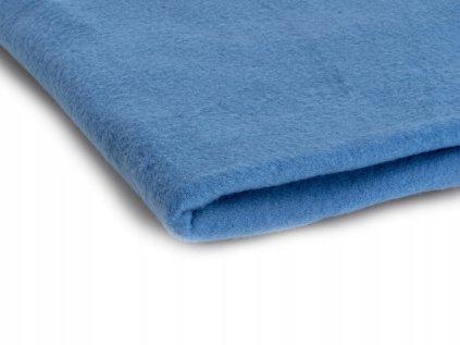 Látka Microfleece Modrý