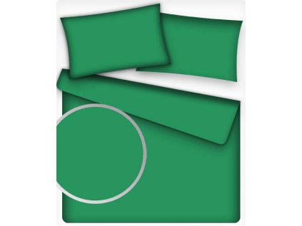 Jednobarevná bavlněná látka barva Smaragd 502-2