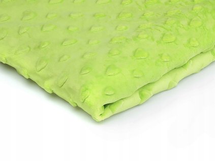 Látka Mínky Srdička, barva Seledin 34