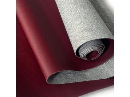 Ekokůže SOFT, barva Bordo 28, koženka metráž 1