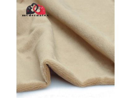 32405 1 minky mikroplys jednobarevne barva camel