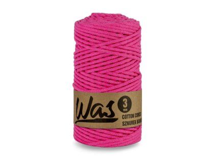 32462 1 bavlnena snura 3mm 100m fuchsie