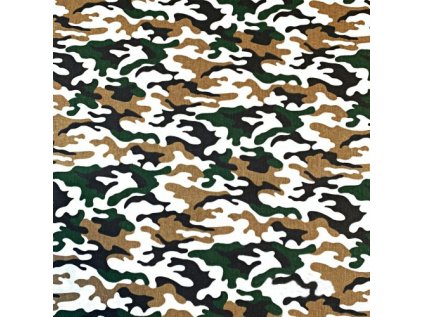 32954 1 bavlnena latka moro hnede a zelene