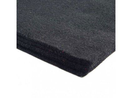 33176 1 dekoracni filc 3 mm barva cerna