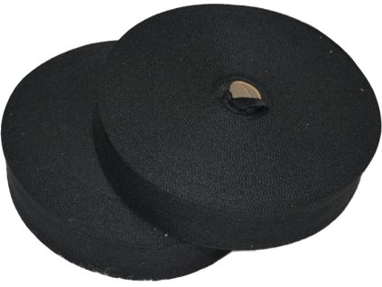 Lemovací proužek PES 40 mm barva černá