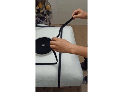 33725 2 zip elasticky 30 mm barva cerna metraz