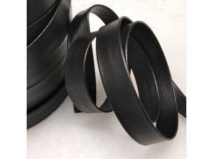 34064 1 sikmy prouzek kozeny 10 mm barva cerna 332