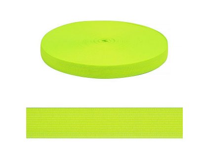 Lemovací proužek PES 20 mm barva neo žlutá