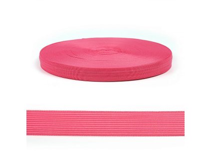 Lemovací proužek PES 20 mm barva neo růžová