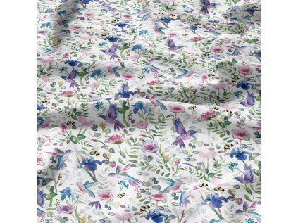 34403 4 bavlnene latky metraz zluva na bilem