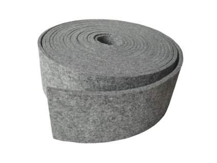 Dekorační filc 3 mm barva Šedá, pásek 10x150 cm, 300 gr