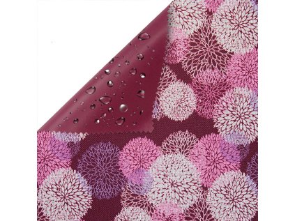 Nepromokavá vodotěsná látka Codura, Pampeliška Fialová