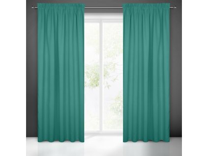 Zatemňovací závěs s řasící páskou TYRKYS 135X270 cm