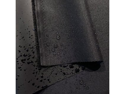 Venkovní vodu odpuzující látka Premium, barva Černá, 160 cm