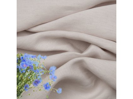 Přírodní lněná látka Julia, Sv. Šedá(9106), 154 gr/m2