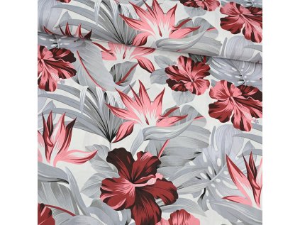 36248 4 bavlnena latka monstera seda na bilem