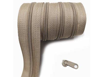 36326 2 zip spiralovy bezovy 5 mm metraz