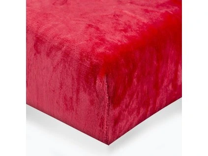 36710 1 prosteradlo mikroflanel barva cervena 140x200
