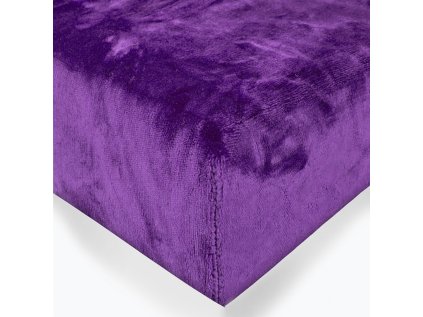 Prostěradlo mikroflanel barva fialová 140x200