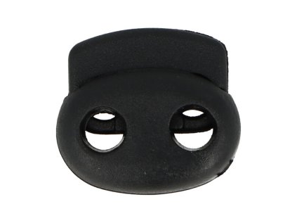 36719 1 brzdicky s dvema dirkami 4 mm barva cerna