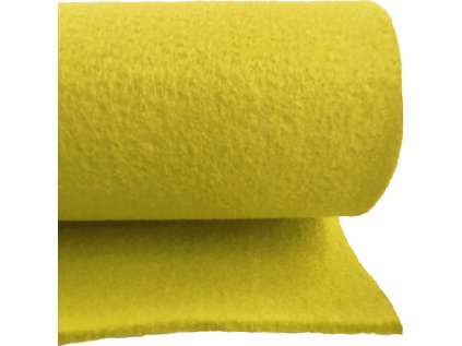 Technický filc 3 mm barva Žlutá, šířka 150 cm