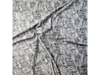 37319 2 latka minky mikroplys barevny kocka seda