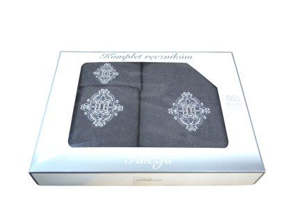 37979 3 sada frote rucniku 3 ks barva grafitova