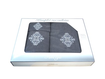 Sada froté ručníků 3 ks, barva Grafitová