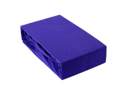 Prostěradlo s gumou 180x200 cm Jersey, barva Chabrová