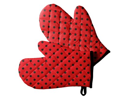 Sada kuchyňských chňapek, Puntík Červený