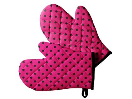 38138 1 sada kuchynskych chnapek puntik ruzovy