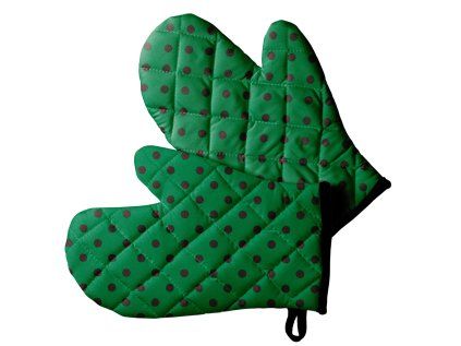 38144 1 sada kuchynskych chnapek puntik zeleny