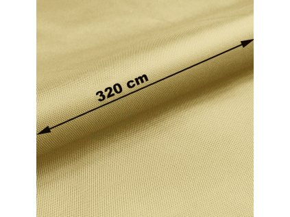 Nepromokavá látka Oxford WR Teflon, šíře 320 cm, Béžová