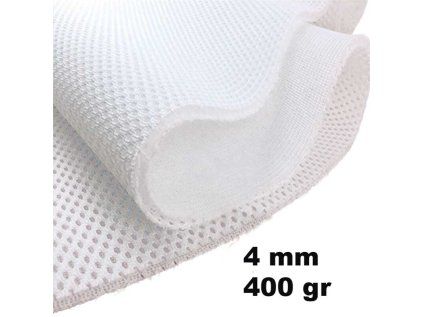 38621 3 3d sitovina pletena 400 gr m2 bila 4mm