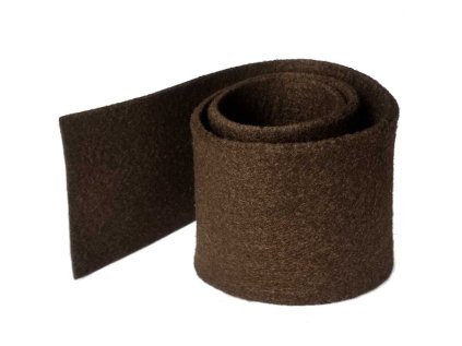 Dekorační filc 3 mm, barva Hnědá, metráž 100cm 600gr