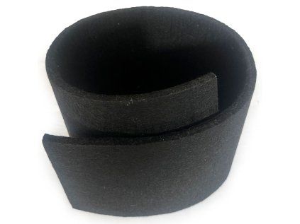 Technický filc 8 mm, barva Černá, šířka 160 cm