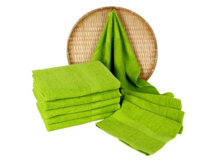 vyr 7113Darsi frote rucnik 50x100 cm barva jarni zelena