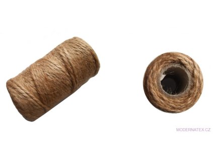 vyr 10526 Prirodni jutovy provazek 440X2 100 gr 54 m