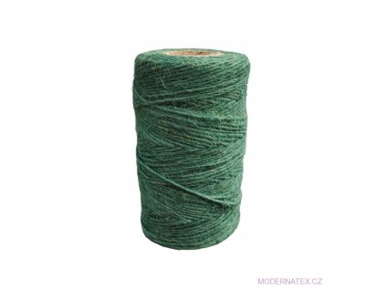 vyr 10532 Snura pletena jutova 100gr 31m barva zelena