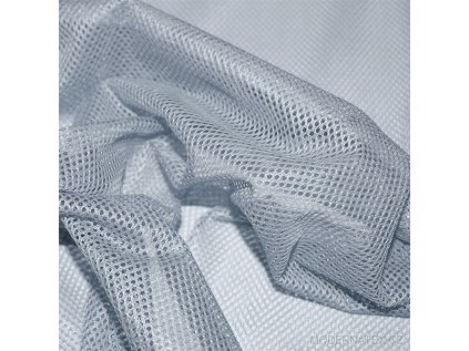 polyesterova elasticka sitovina barva sv seda oko 2x2 mm 222