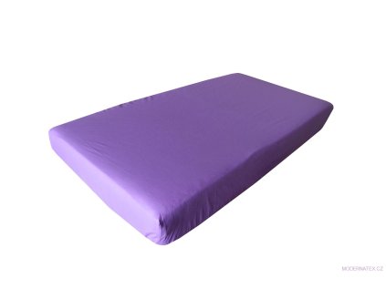 vyr 10029 Prosteradlo do postylky bavlnene na gumu 120x60 cm FIALOVE 2