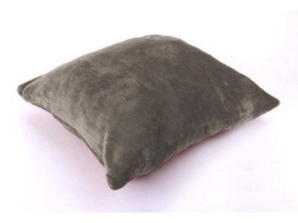 povlak na polstar velur barva elephant 40x40cm ok