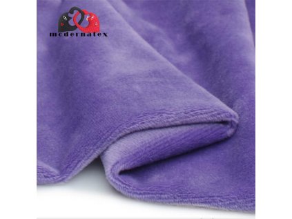 minky mikroflanel barva fialova 38