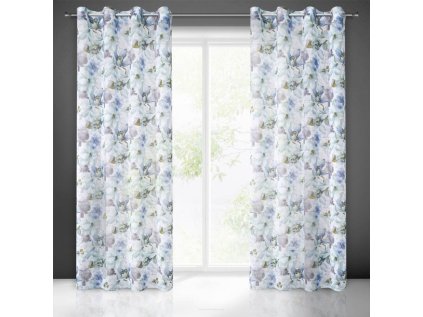 vzorovani dekoracny zaves bella barva modra 140 x 250 cm 1