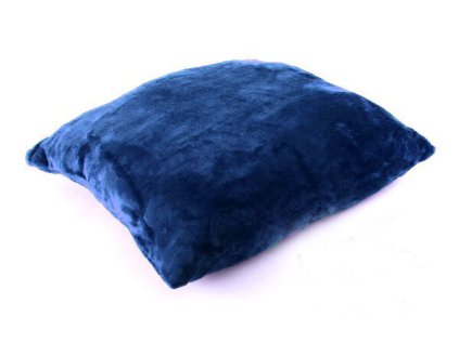 povlak na polstar velur barva navy 40x40cm ok